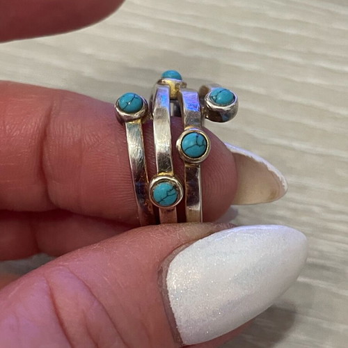 Silver 925 ring with turquoise used JOOLS