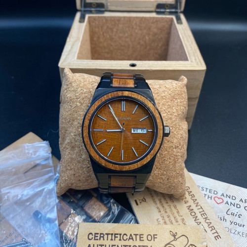 Holzkern Miravalles Koa & Koa automatic watch