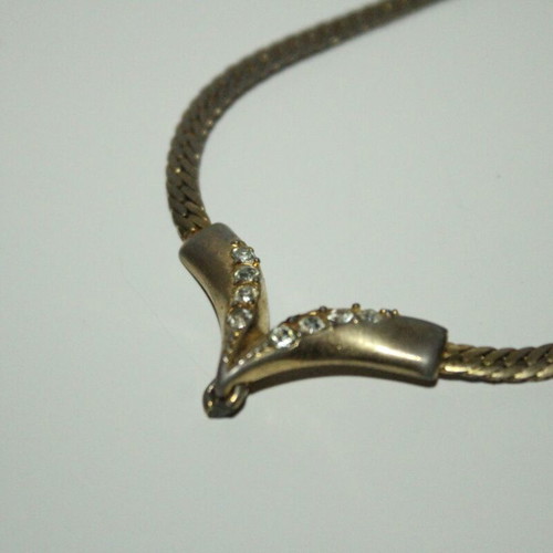 Women's gold necklace with zircon new, elegant Apefthon jewelry
