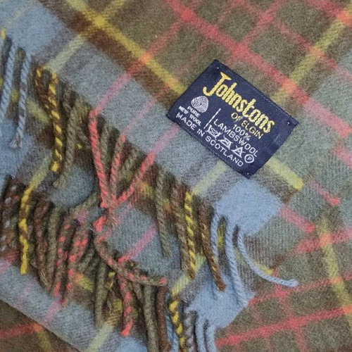 Johnston of Elgin lambswool scarf 100% lambswool like new