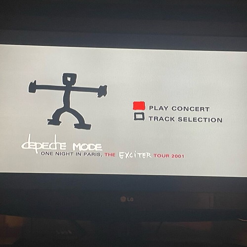 Depeche Mode One Night in Paris double DVD used