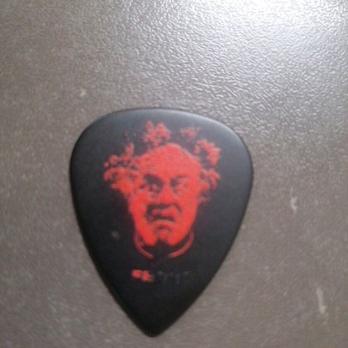 Guitar pick used, hard texture, In Flames