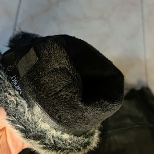 Caprice boots used with fur lining, size 40, black