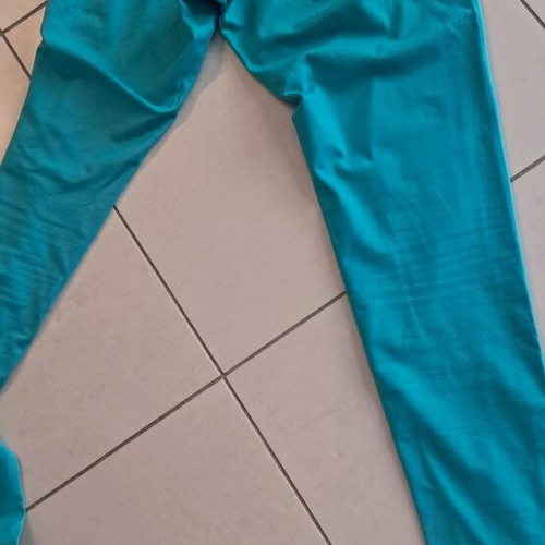 Nike sports leggings turquoise like new size M