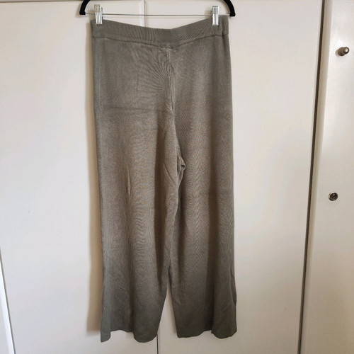 Oysho knitted weave pants new, green, size L