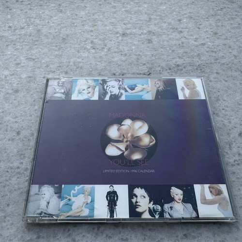 Madonna You'll See limited edition CD single with 1996 calendar