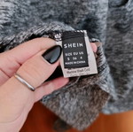Αθλητικό τοπάκι Shein καινούργιο, γκρι, μέγεθος S
