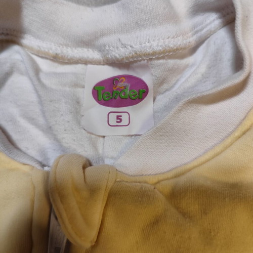 Tender unisex cotton sleeping bag for 4-year-olds used