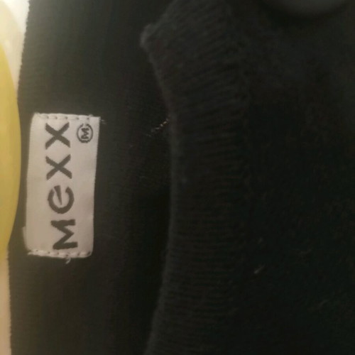 Vintage Mexx cardigan M, like new, black and beige/gold