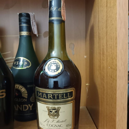 Cognac collection like new with Napoleon, Samalens, Courvoisier