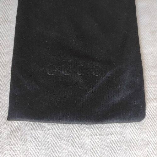 Gucci glasses case pouch like new, black