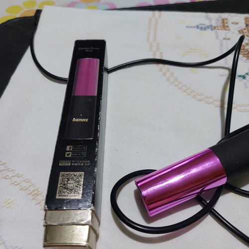 Remax external battery used