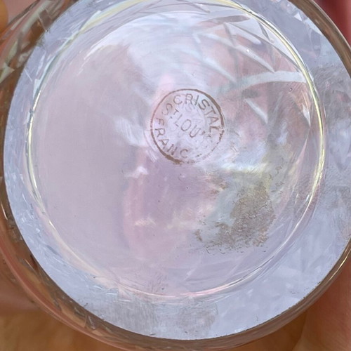 Set of 10 Saint Louis Crystal Highball glasses used