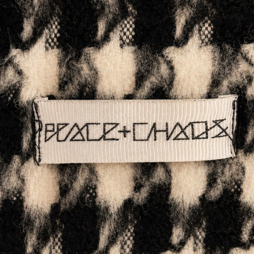 Peace And Chaos long coat black and white, like new