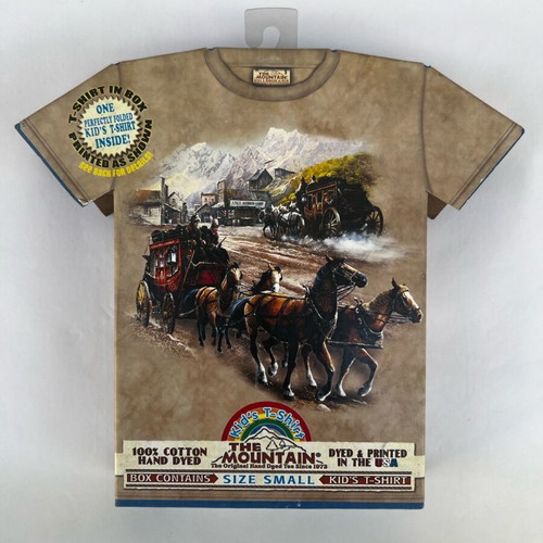 T-shirt kids brown new, cotton, size 2-4 years