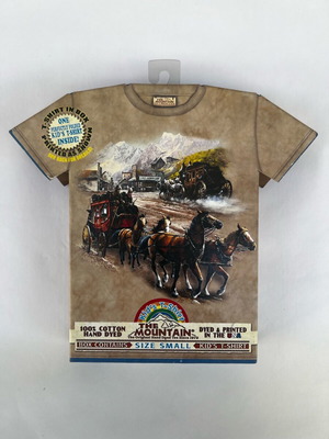 T-shirt kids brown new, cotton, size 2-4 years