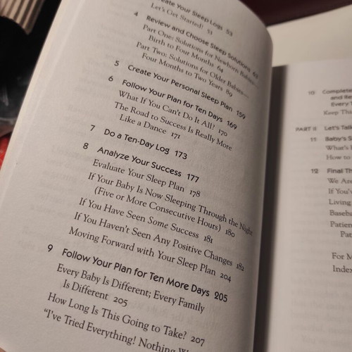 The No-Cry Sleep Solution book used, Elizabeth Pantley, English