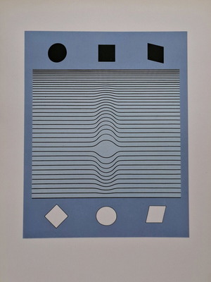 Φωτολιθογραφία Victor Vasarely Cantata Profana καινούργιο