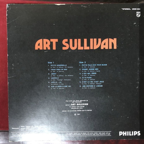 Art Sullivan Sur Le Bord D'une Vie vinyl like new