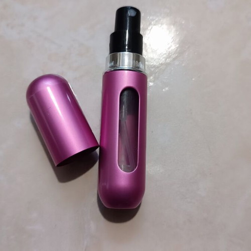 Refillable Aluminum Perfume Bottle with Spray 5ml new