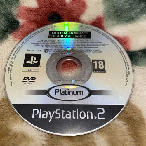Mortal Kombat Deadly Alliance Platinum PS2 used fighting game