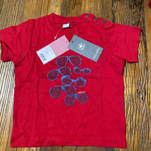 Alouette t-shirt new for girl and boy 12 and 18 months cotton