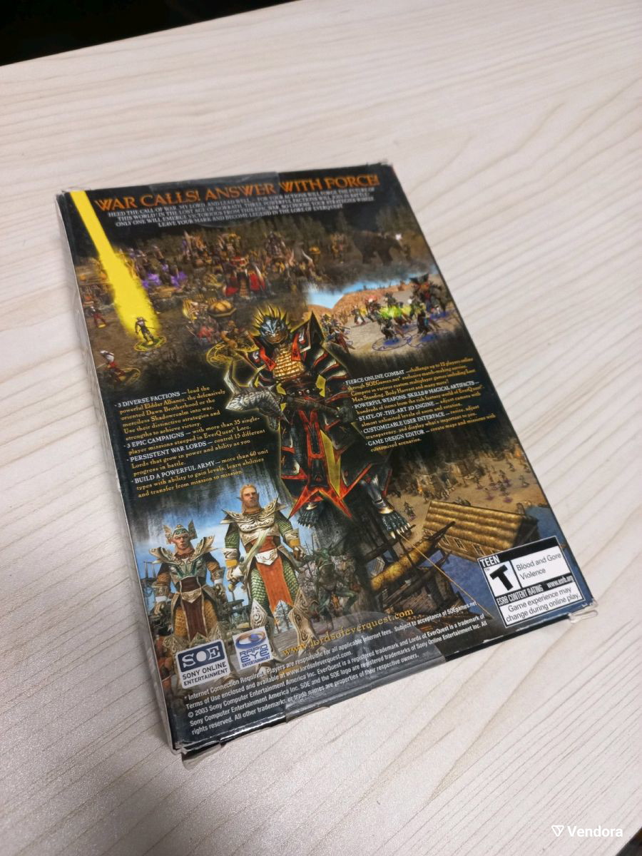 Lords of everquest pc game sealed - € 20,00 - Vendora