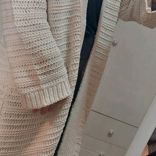 Pull & Bear knitted cardigan beige like new, small