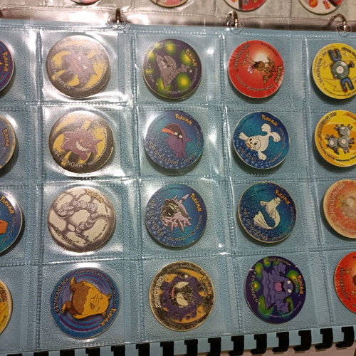 Pokémon tags used, pack of 182 single pieces