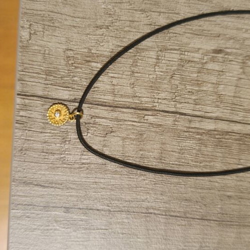 Zolotas Byzance Pendant 18K Gold with Diamond New