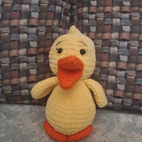 Handmade cute duck plush toy