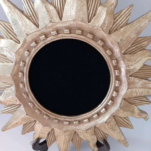 Vintage sun wall decor like new, resin, 32cm diameter
