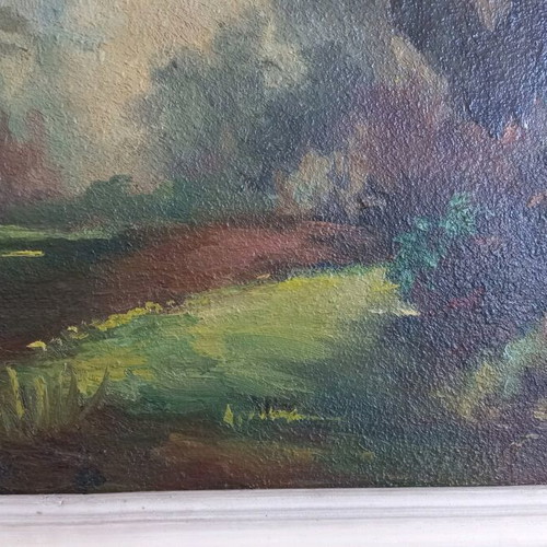Oil painting used like new, dimensions 54 x 42