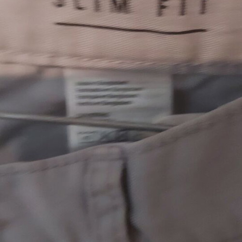 H&M men's pants used, slim fit, gray, size S