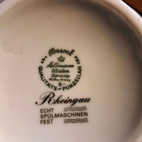 Vintage Seltmann Weiden Bavaria Barock Rheingau serving set, like new, full 12-person set