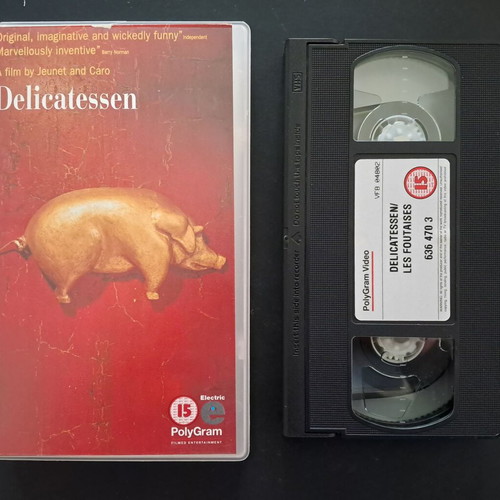 Delicatessen VHS like new with subtitles