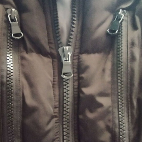 Men's black padded sleeveless jacket XXL