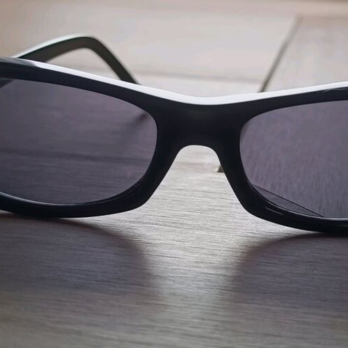 Prada women's sunglasses used, model SPR 06A 1AB-1A1, black