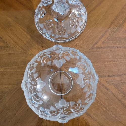 Crystal fondue pot like new