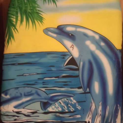 Swimming kickboard used, height 43 cm, width 29 cm