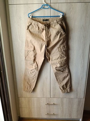 Cargo pants Pull & Bear XL like new, beige