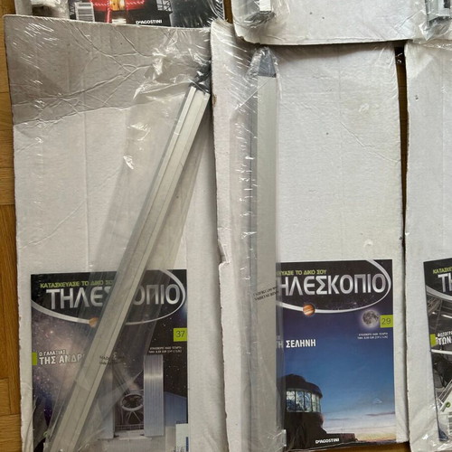 DeAgostini Build Your Own Telescope magazine and parts pack used
