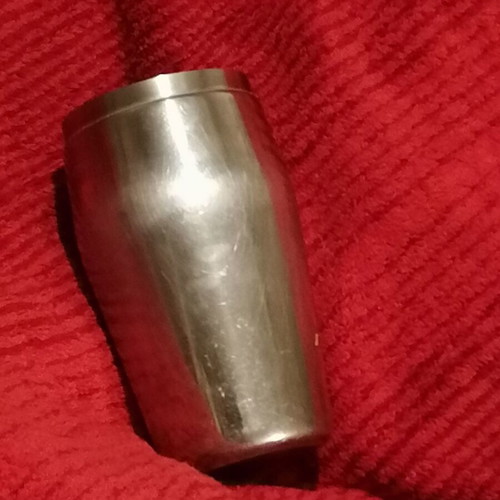 Italian inox glass by ALESSI like new