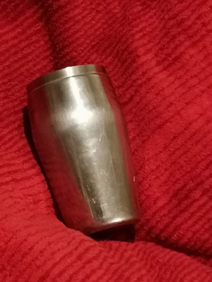 Italian inox glass by ALESSI like new
