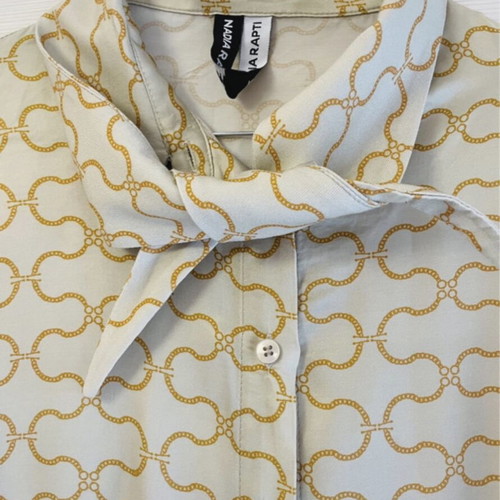 Nadia Rapti Shirt like new, beige and gold, size M
