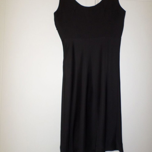 Black dress with gold design size M like new
