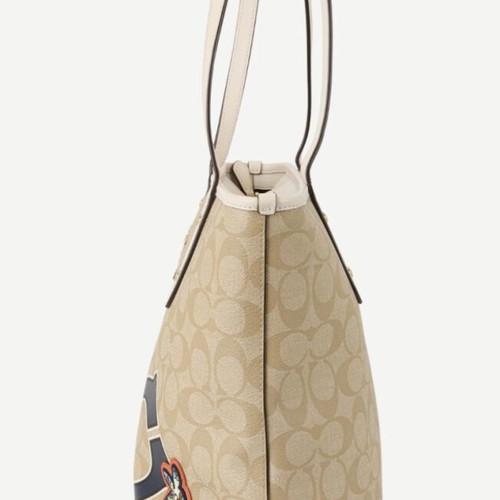 Coach tote bag beige, like new, limited edition