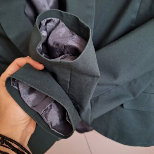 Toi&Moi women's suit used S with skirt dark green cypress