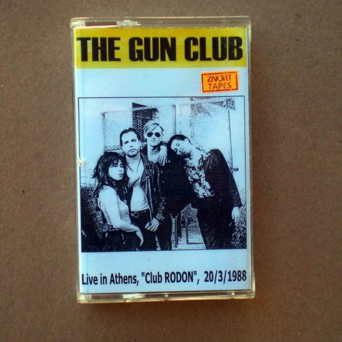 Gun Club rare live cassette used, Rodon 20/3/88