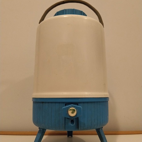 Thermos cooler with tap, blue, 8 lt
